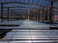 長沙樓承板應用案例_長沙雨花區桃花村鋼結構廠房